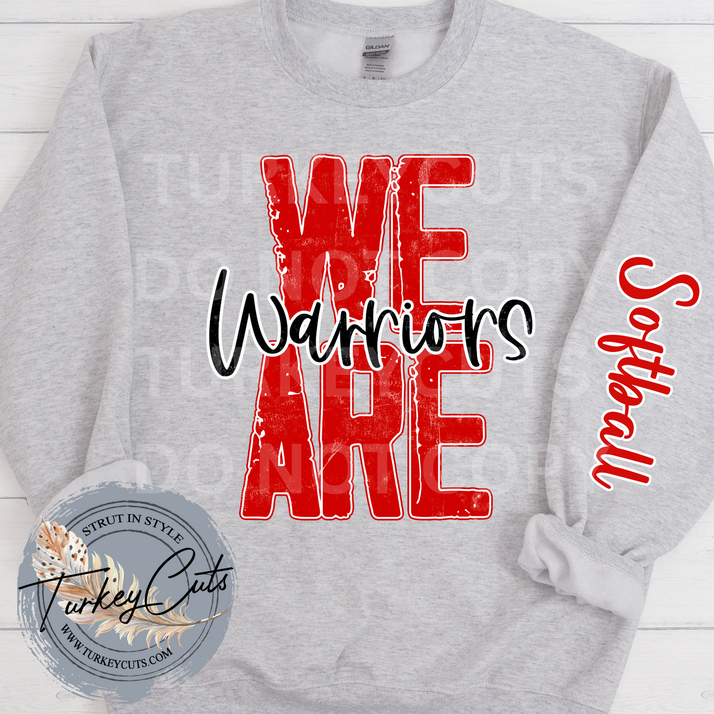 We Are Warriors Sweat w/ Personalized Sleeve