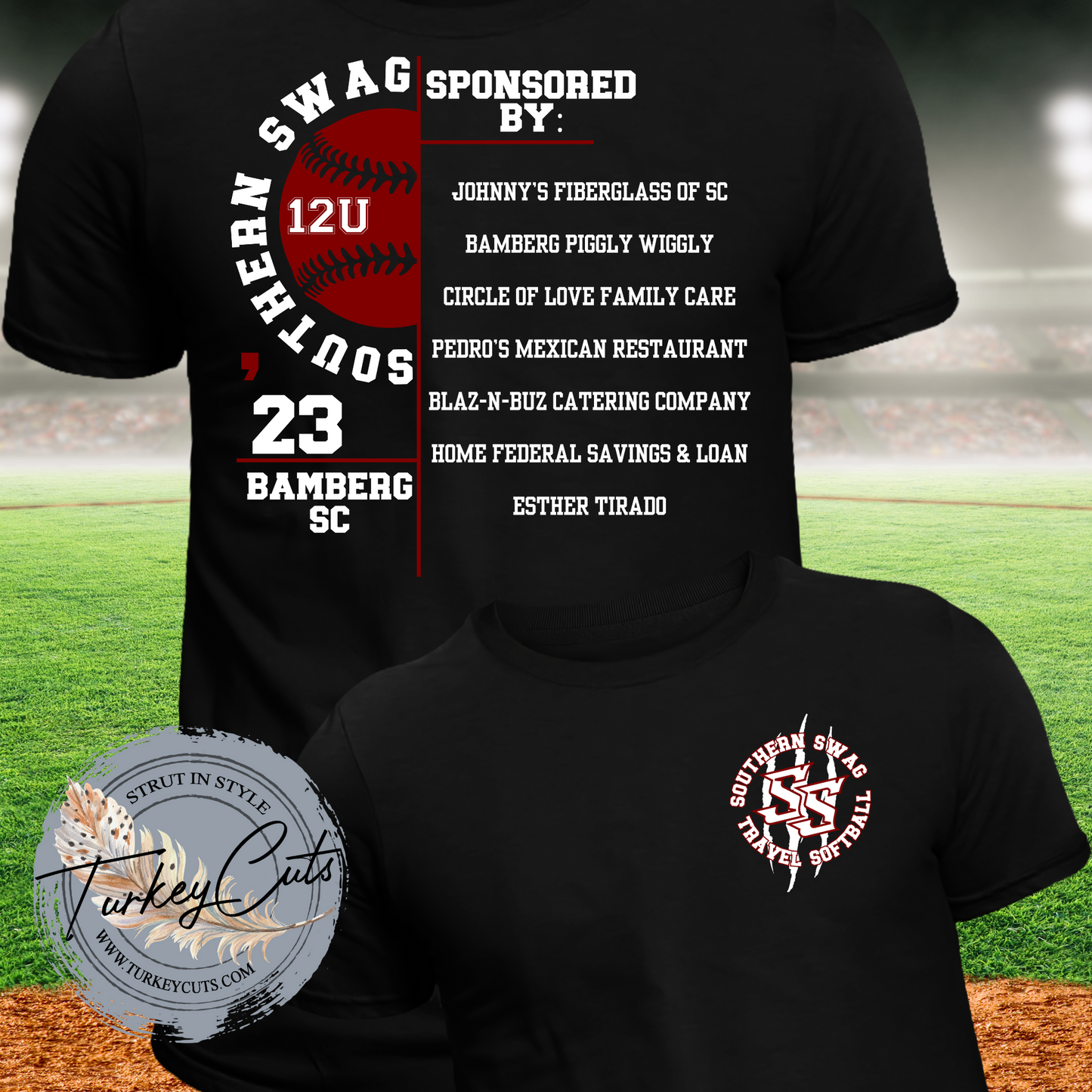 Southern Swag Sponsor Performance Tees