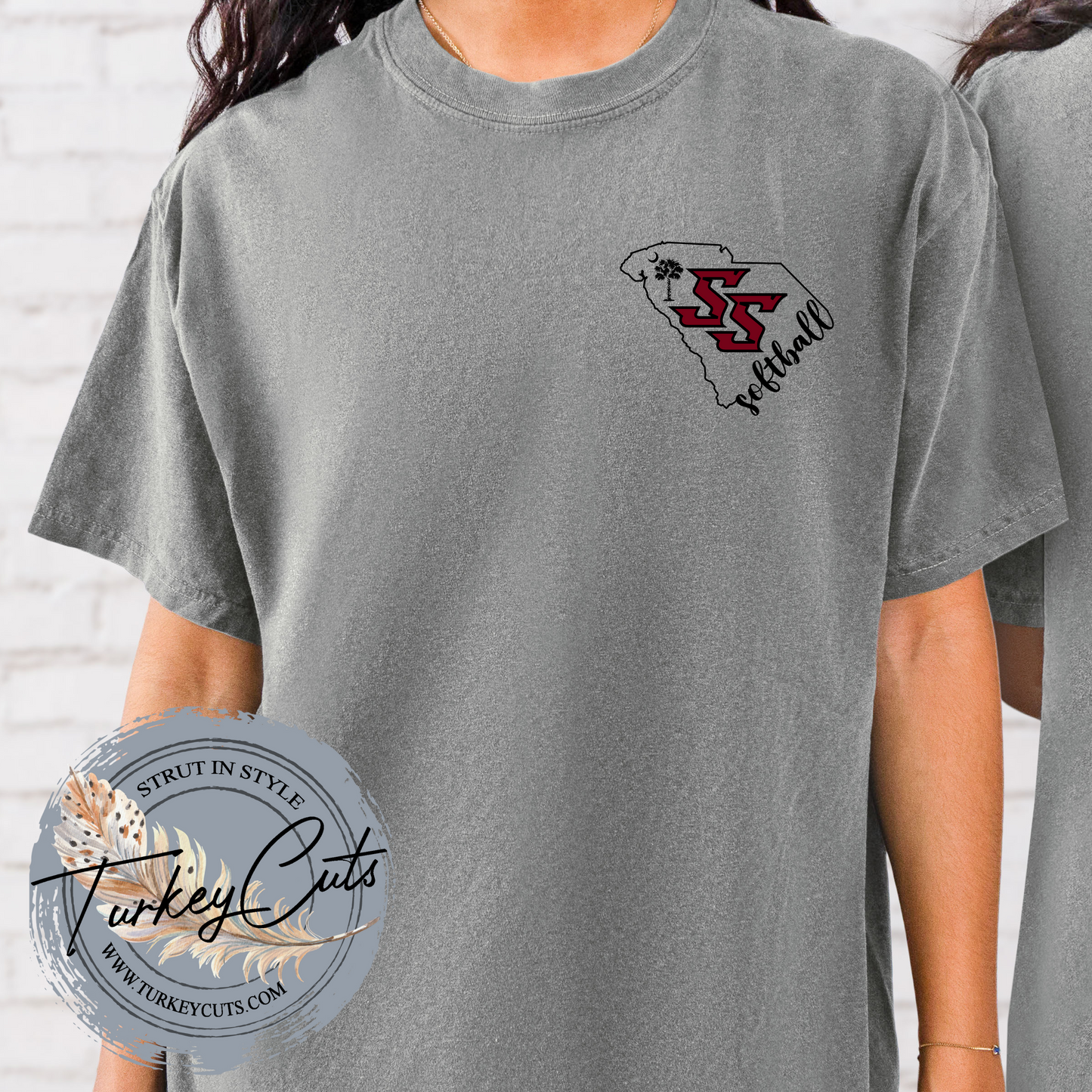 Southern Swag Softball State Tee