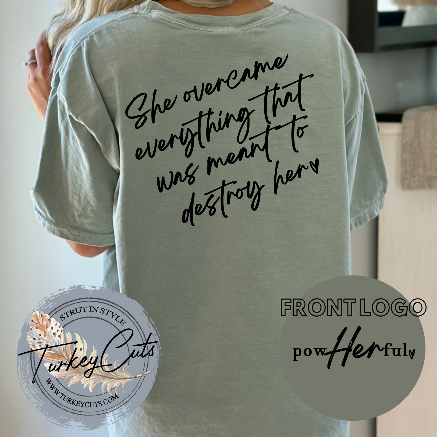 PowHERful Comfort Color Tee