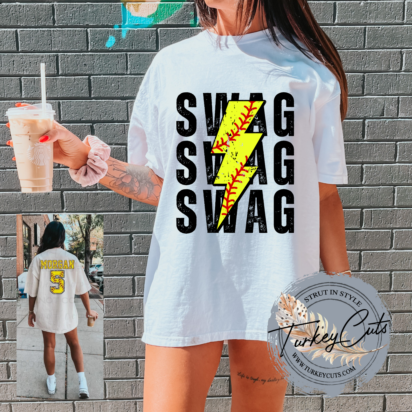 SWAG Lightning Bolt (Front & Personalized Back)