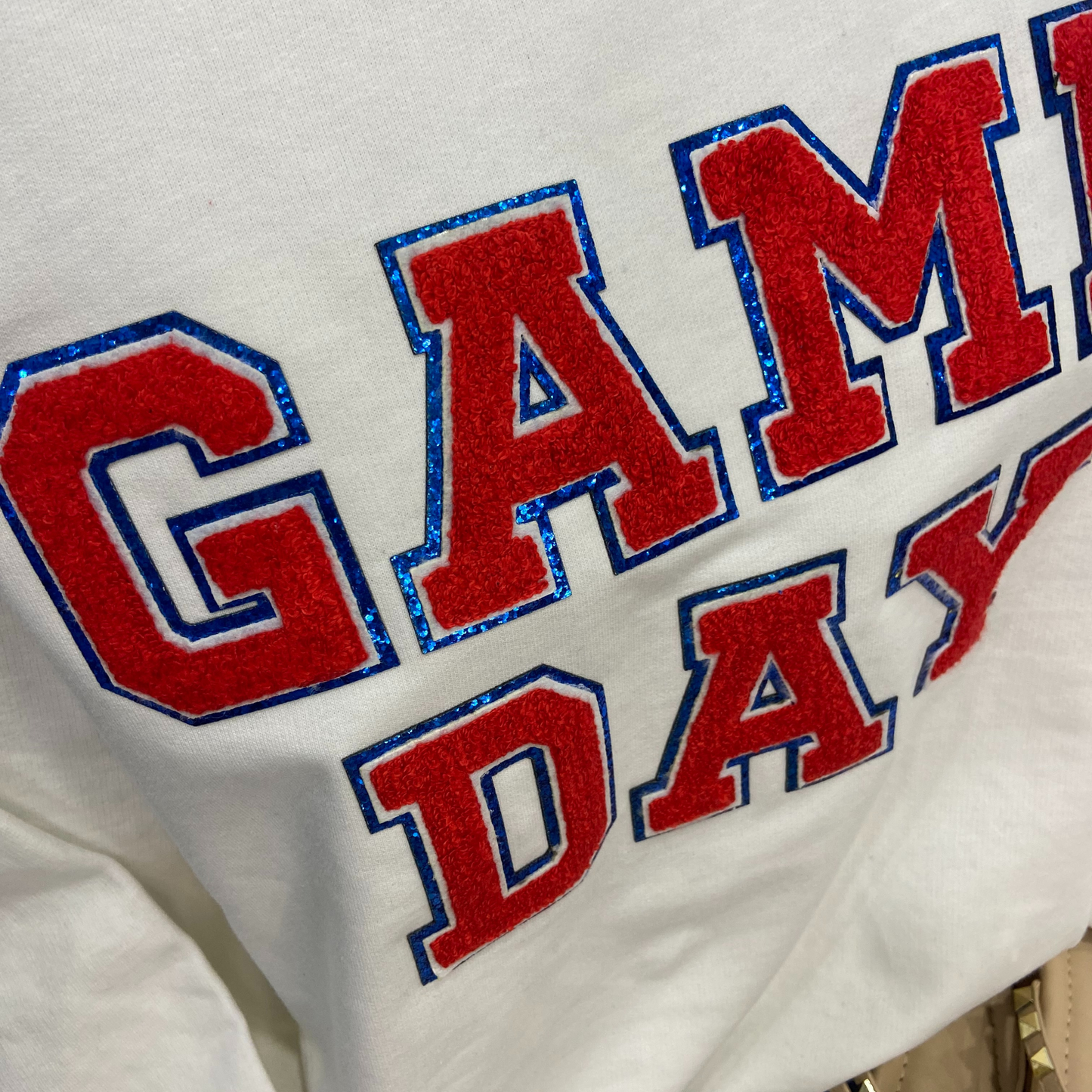 GAMEDAY Chenille Sweatshirt!