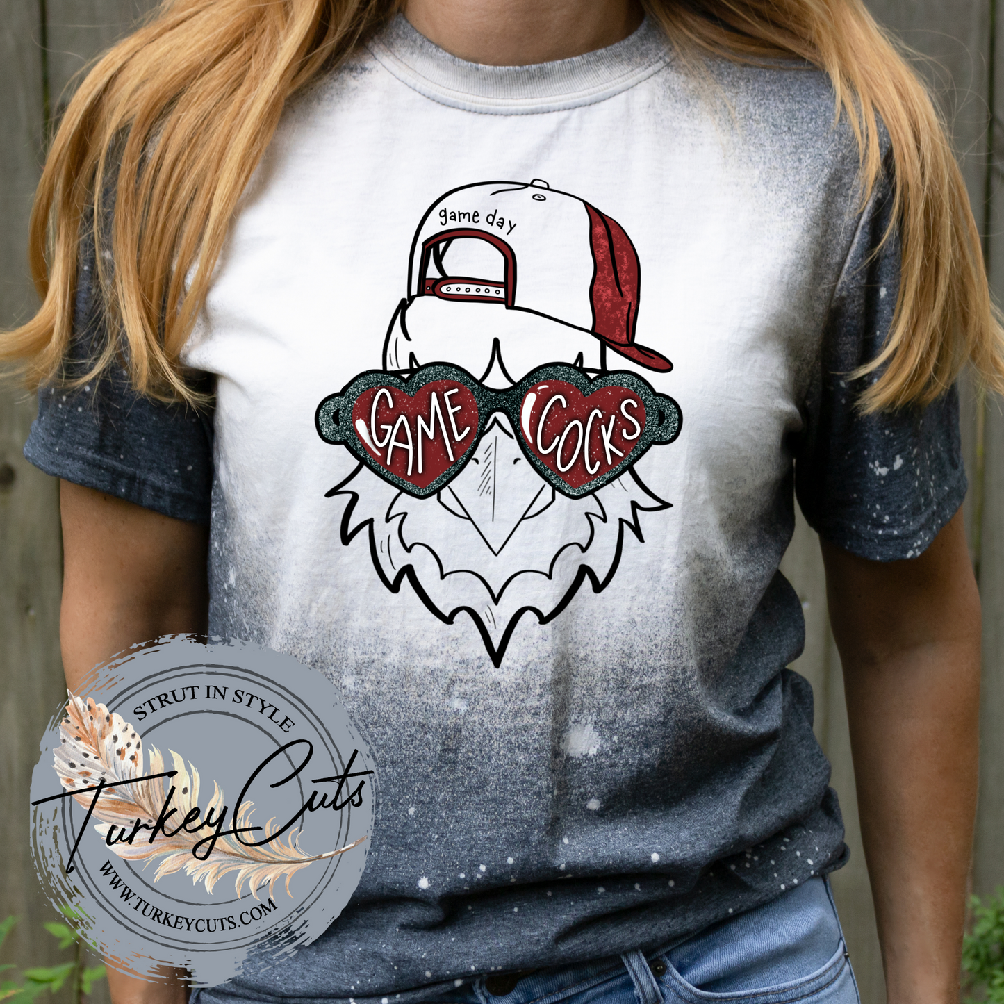 Gamecocks GameDay Bleached Tee