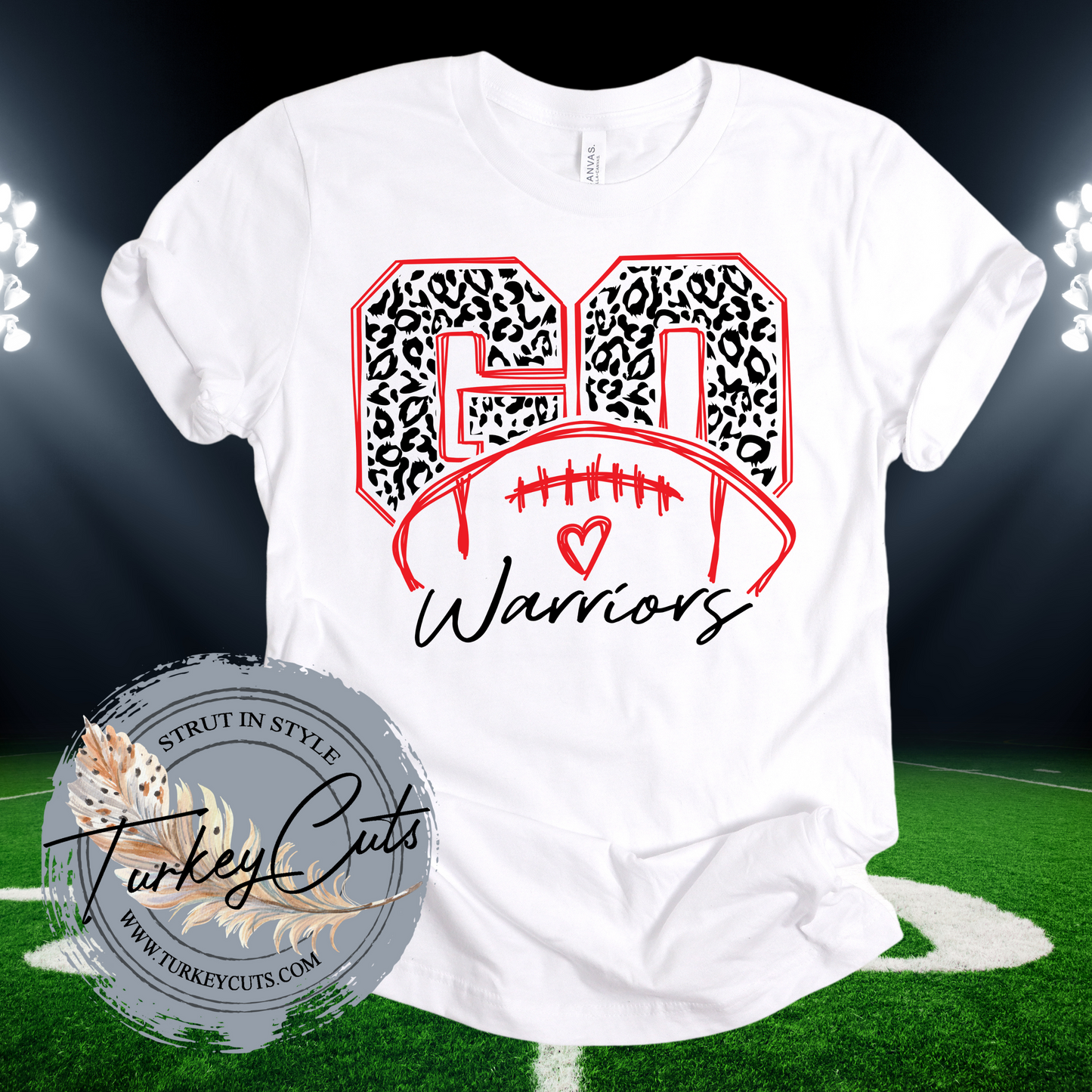 Go Warriors Football Leopard (YOUTH)