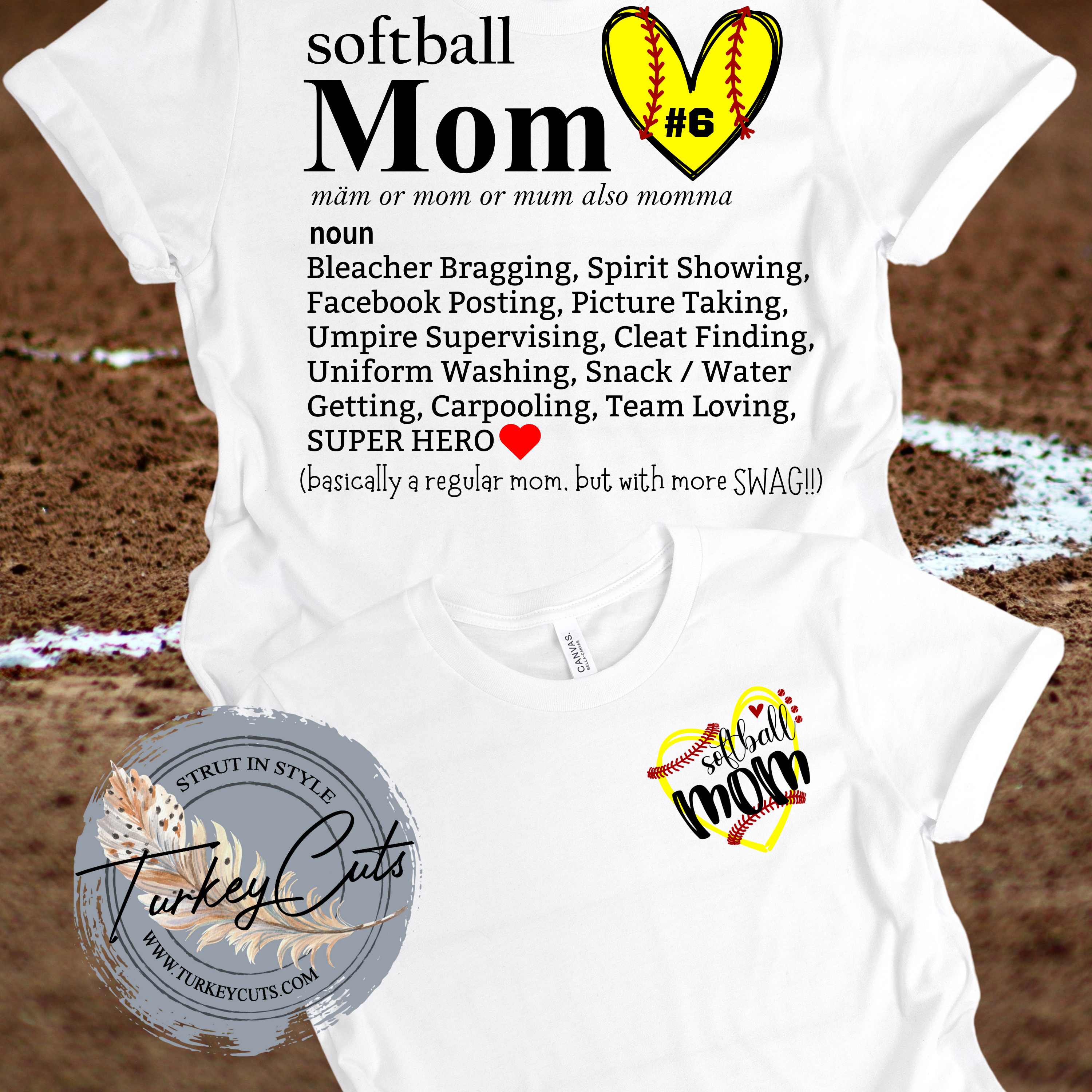 Softball Mom Shirt Bleached Softball Mom Shirt Softball 