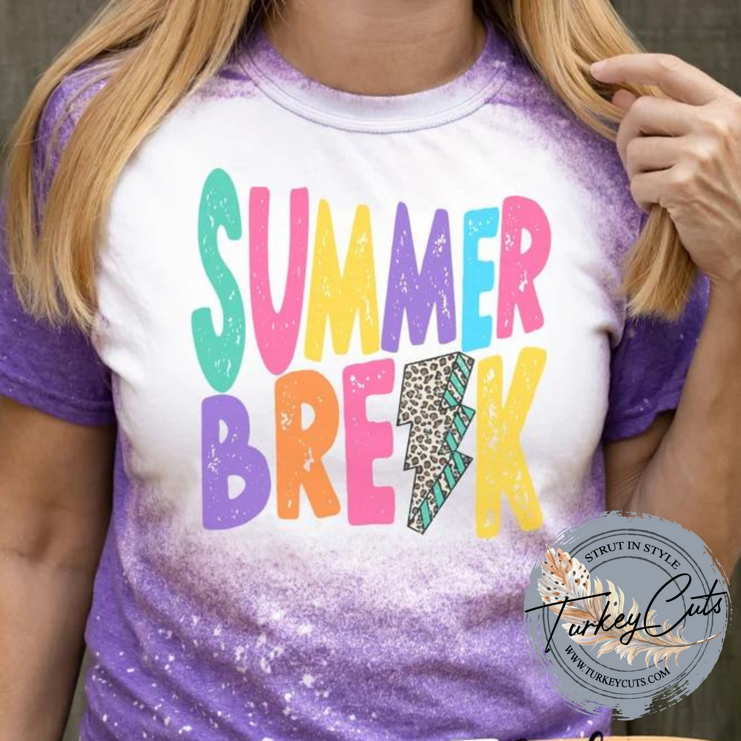 Summer Break Bleached Tee