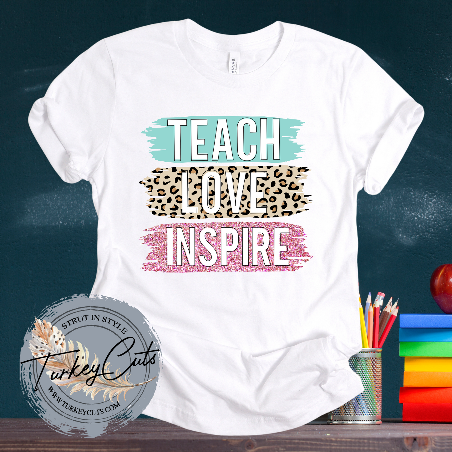 Teach Love Inspire (Animal Print Collection)