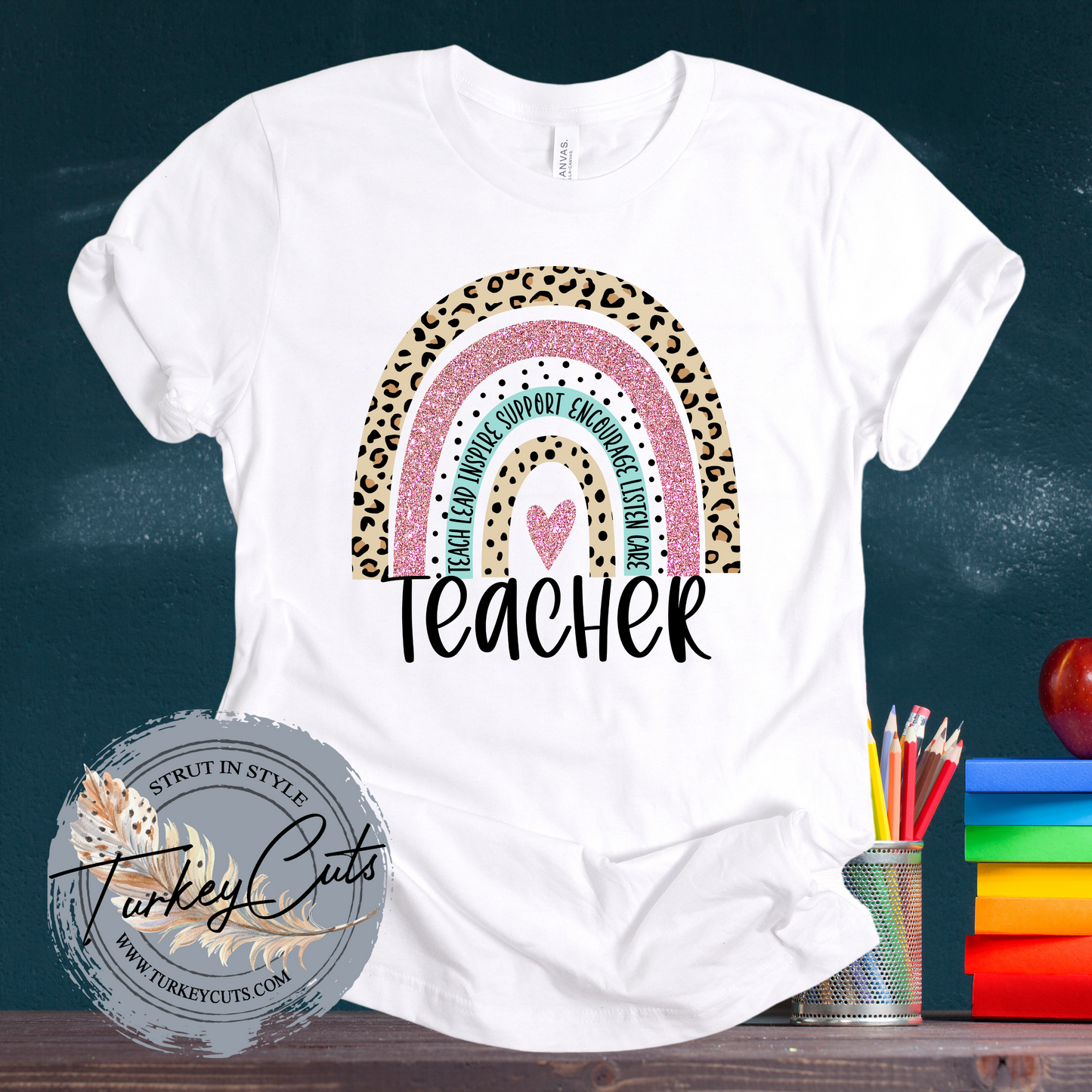 Teacher Rainbow (Animal Print Collection)