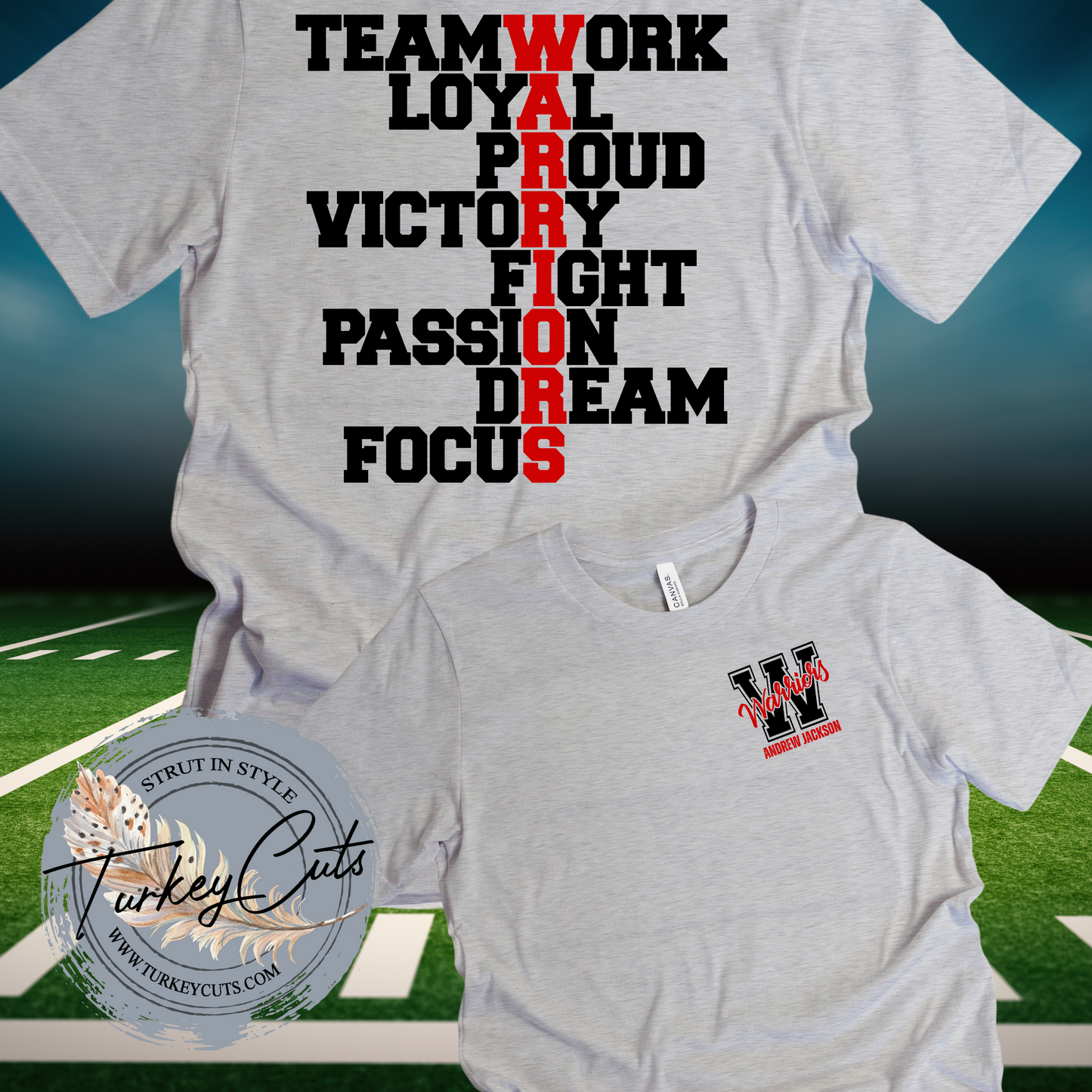 Warriors Word Play Tshirt