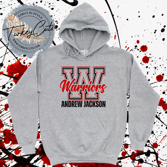 Andrew Jackson Warriors Hoodie (YOUTH)