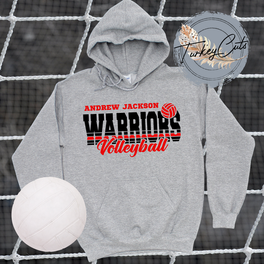 Warriors VolleyBall Youth Hoodie