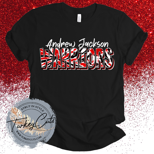 Tye Dye Andrew Jackson Warriors (YOUTH)