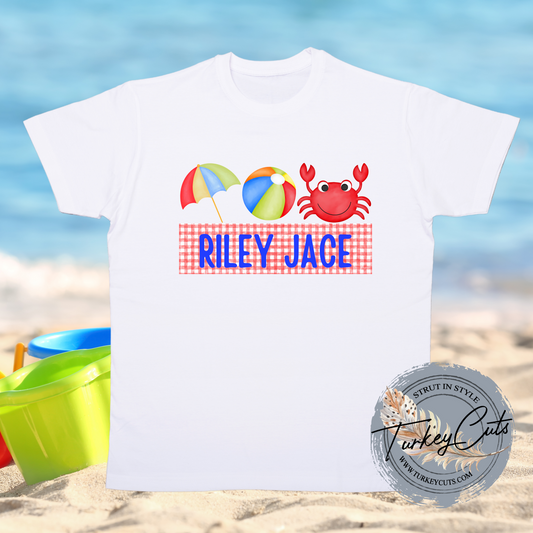 Kids Beach Trio Personalized (Boys)