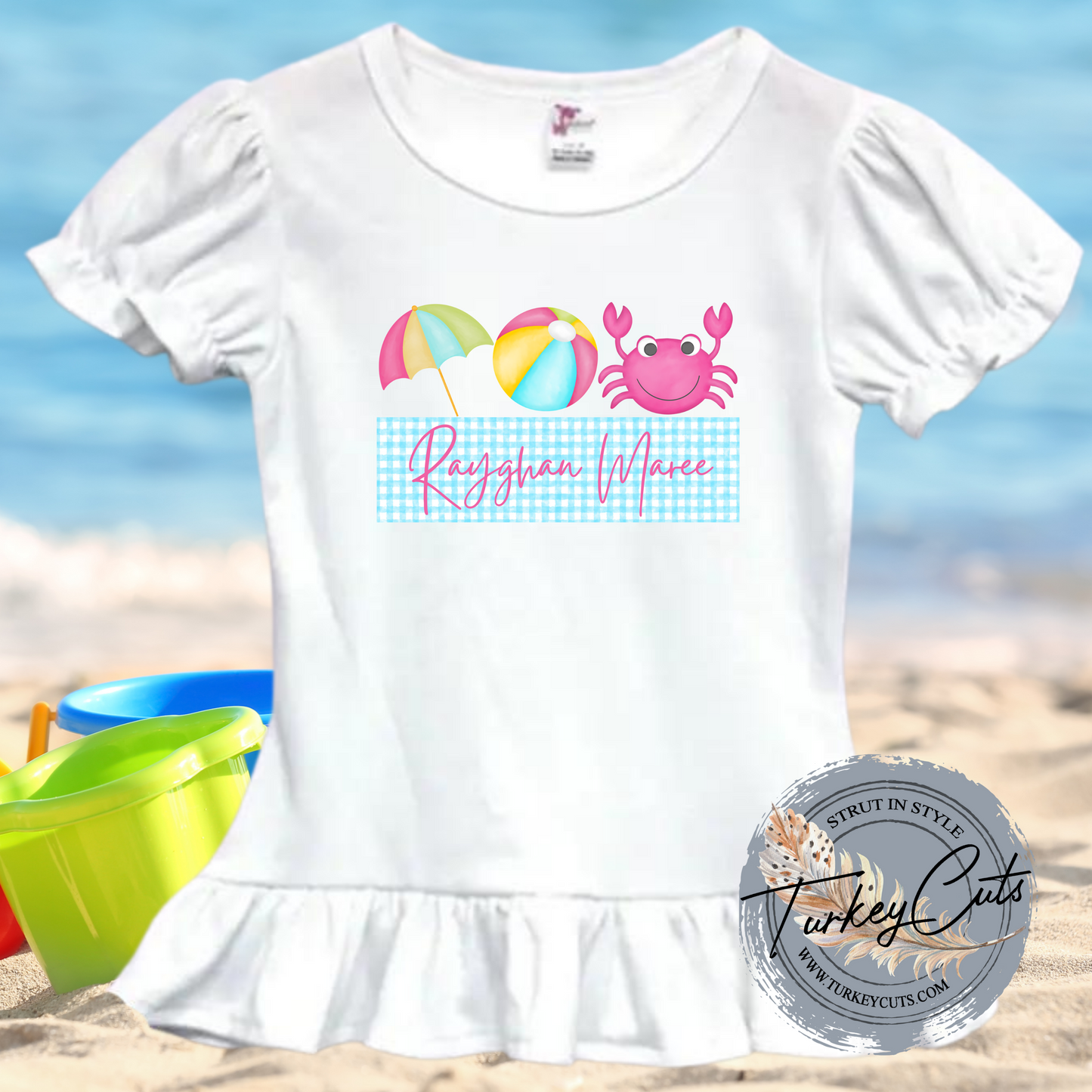 Kids Beach Trio Personalized (Girls)