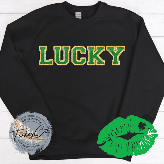 Lucky Chenille Alphabet (3D Effect)