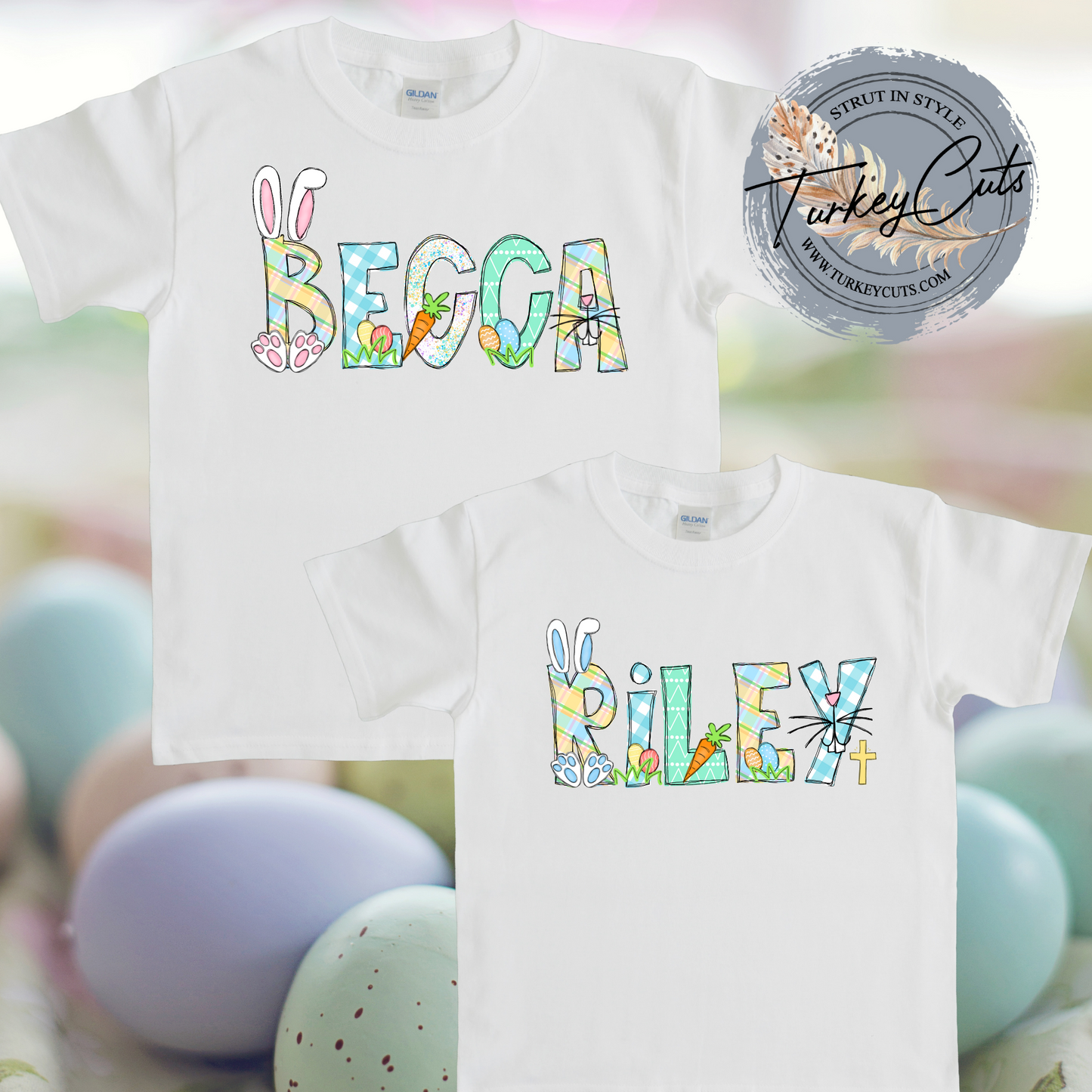 Easter Alpha Kids (personalized with child's name)