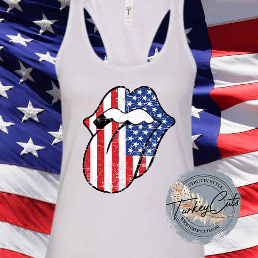 Retro American Mouth Tank