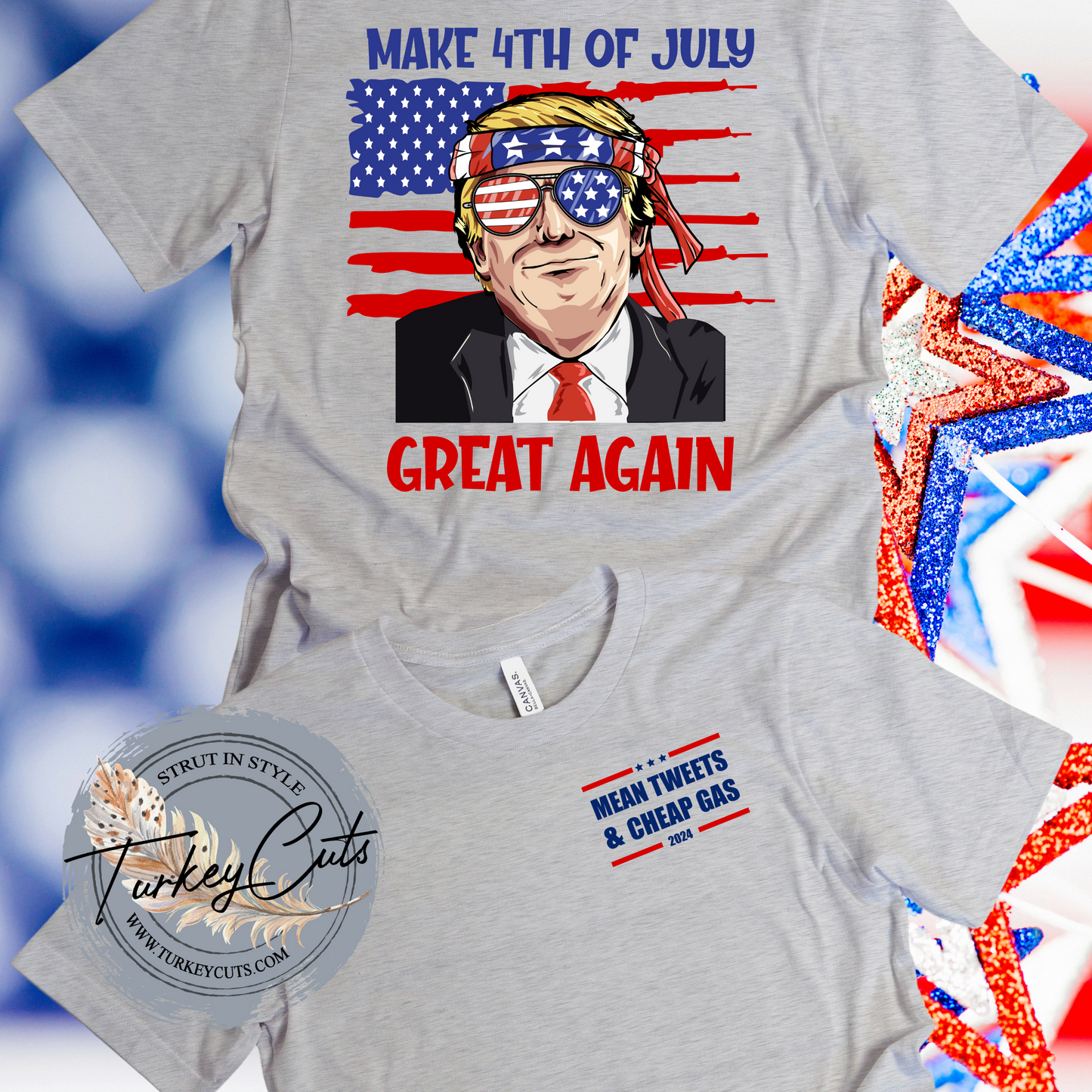 Make 4th Of July Great Again Tee!!  (YOUTH)