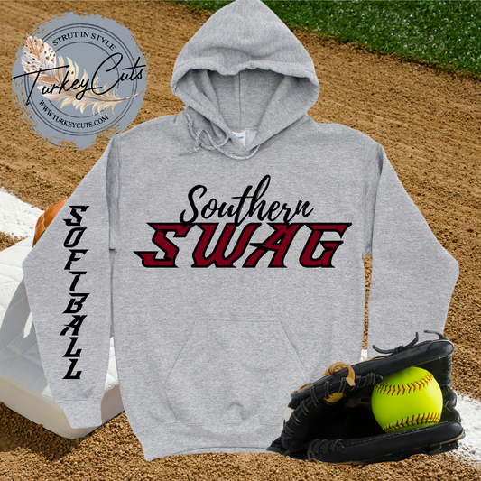 Southern Swag Softball Hoodie