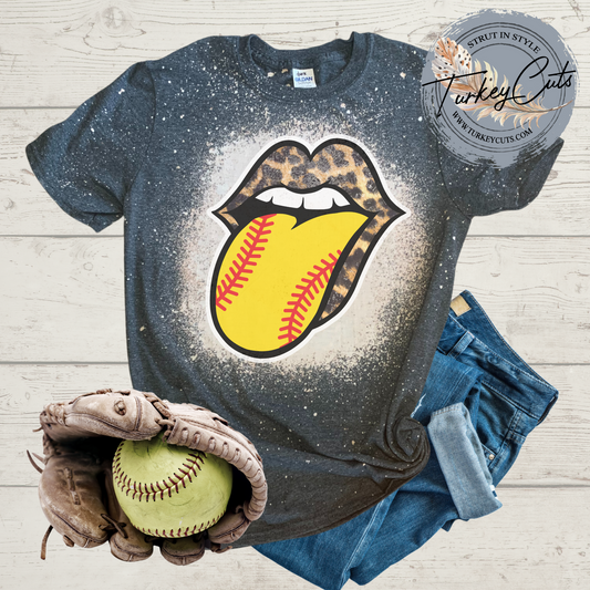 Retro Softball Mouth - Adult