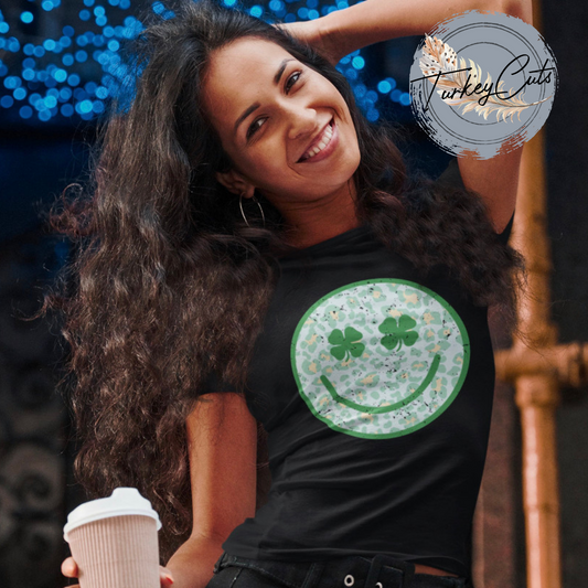 St Patty's Day Trending Leopard Smiley