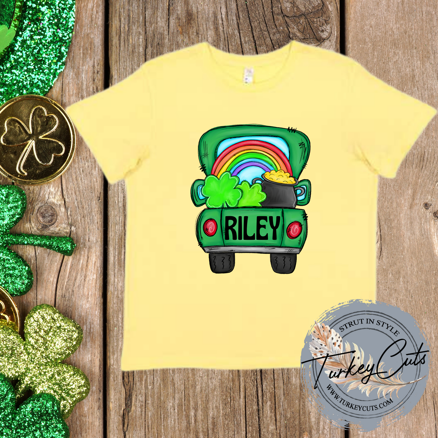 St Patty's Day Personalized Truck