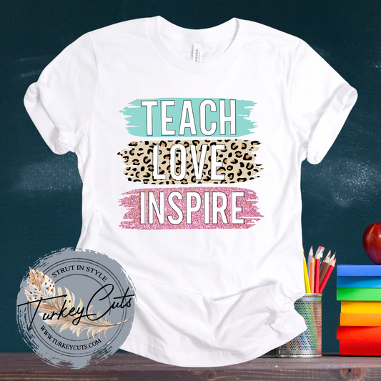 Teach Love Inspire (Animal Print Collection)