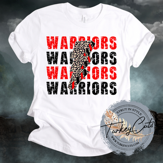 Warriors Lightning Bolt Leopard (YOUTH)